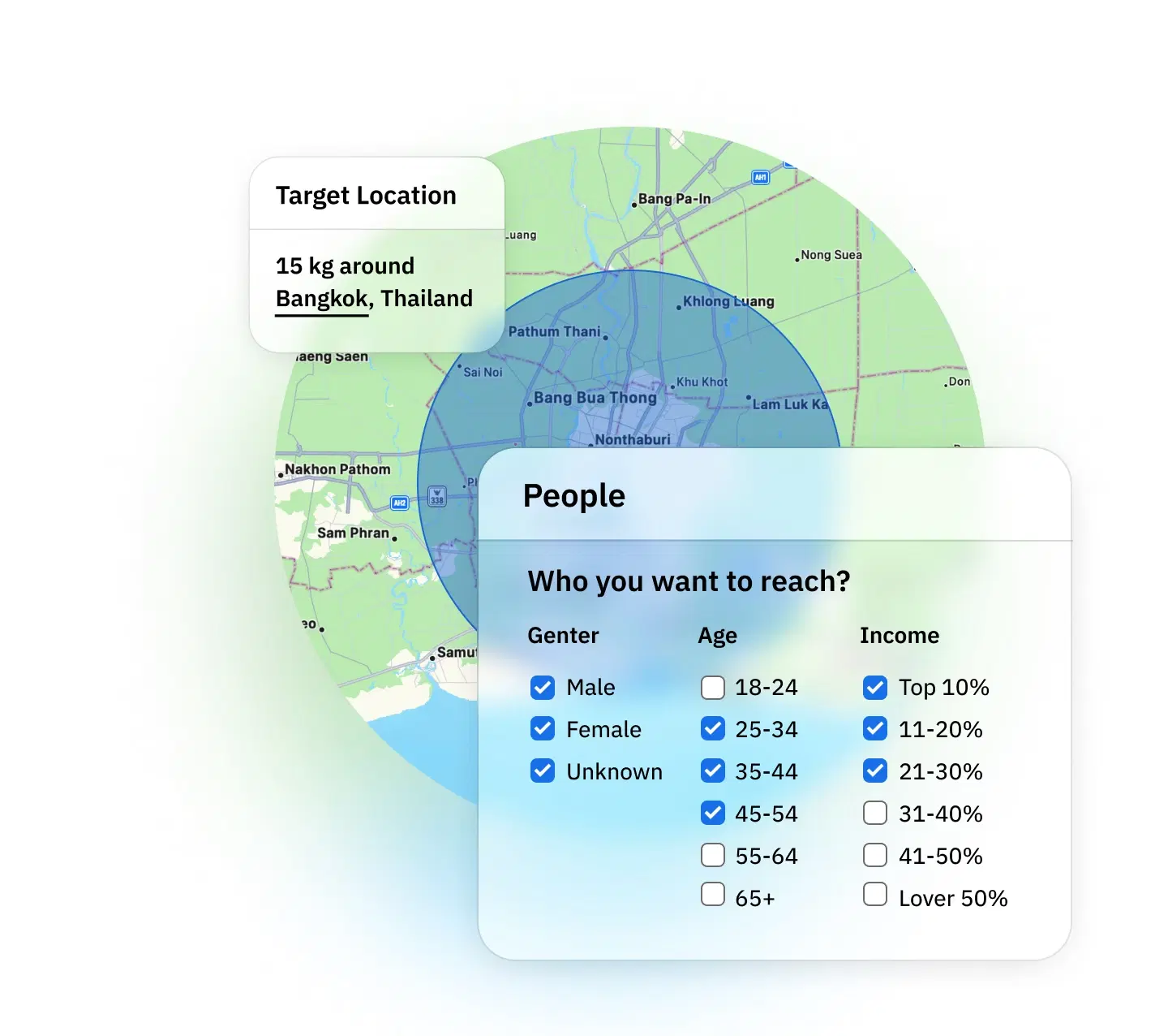 เข้าถึงกลุ่มเป้าหมาย<span class="text-gradient">อย่างแม่นยำ</span>